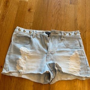 Forever 21 high waisted denim shorts